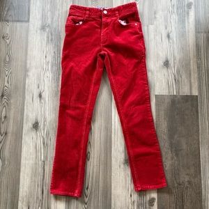 Mini Boden Red Corduroys